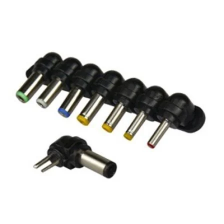 Tacens ANBP100 Adaptador Cargador Corriente Universal Portátil con Puerto USB y 8 Puntas
